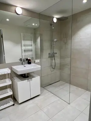 Ein Badezimmer in der Unterkunft The View 1