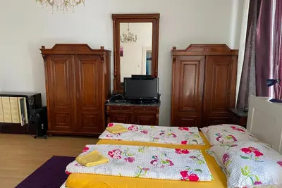 Ein Bett oder Betten in einem Zimmer der Unterkunft Apartments Aria