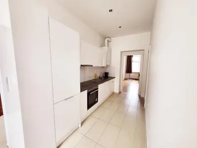 Küche/Küchenzeile in der Unterkunft Donaufelder City Apartment