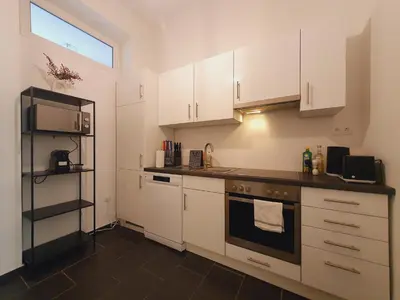 Küche/Küchenzeile in der Unterkunft Savoir Vivre Apartments Rosinagasse