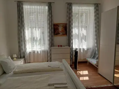 Ein Bett oder Betten in einem Zimmer der Unterkunft Weißes Appartement