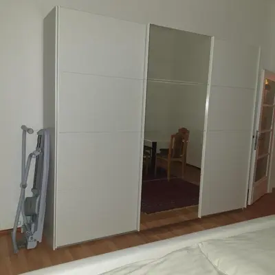 Ein Bett oder Betten in einem Zimmer der Unterkunft Weißes Appartement