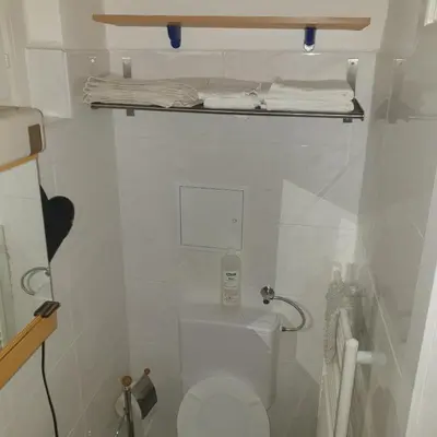 Ein Badezimmer in der Unterkunft Weißes Appartement