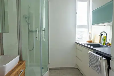 Küche/Küchenzeile in der Unterkunft Vienna City Apartment Südtiroler Platz