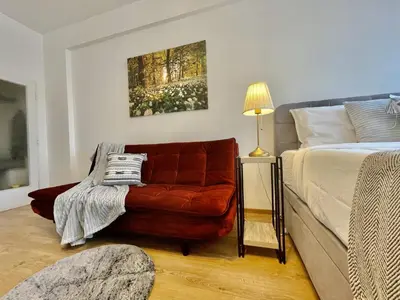 Ein Bett oder Betten in einem Zimmer der Unterkunft City Center Apartments am Schwedenplatz