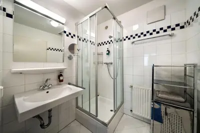 Ein Badezimmer in der Unterkunft Schlossquadrat Apartment 12