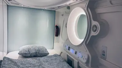 Ein Bett oder Betten in einem Zimmer der Unterkunft Space One Vienna - Apartment 2