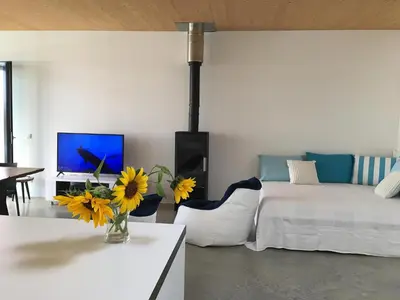 TV/Unterhaltungsangebot in der Unterkunft Ferienhaus am See Neusiedl