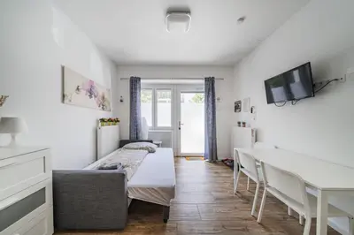 TV/Unterhaltungsangebot in der Unterkunft Modernes Appartement nahe U-Bahn und Schönbrunn