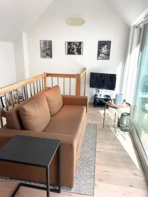Ein Sitzbereich in der Unterkunft Summer Dream - Air Conditioned balcony flat on 2 floors