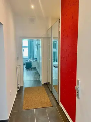Ein Bett oder Betten in einem Zimmer der Unterkunft Familienapartment in Wien