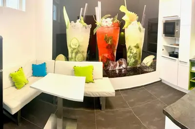 Küche/Küchenzeile in der Unterkunft Familienapartment in Wien