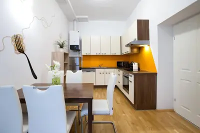 Küche/Küchenzeile in der Unterkunft Relax Apartment Vienna City Center