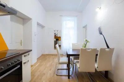 Küche/Küchenzeile in der Unterkunft Relax Apartment Vienna City Center