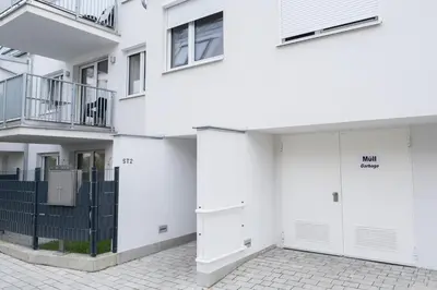 Das Gebäude in dem sich die Ferienwohnung befindet