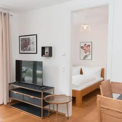 Modern apartment with big balcony near city center