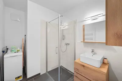 Ein Badezimmer in der Unterkunft Apartments nähe Schloss Schönbrunn